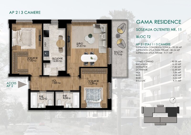 Oltenitei, Gama Residence.